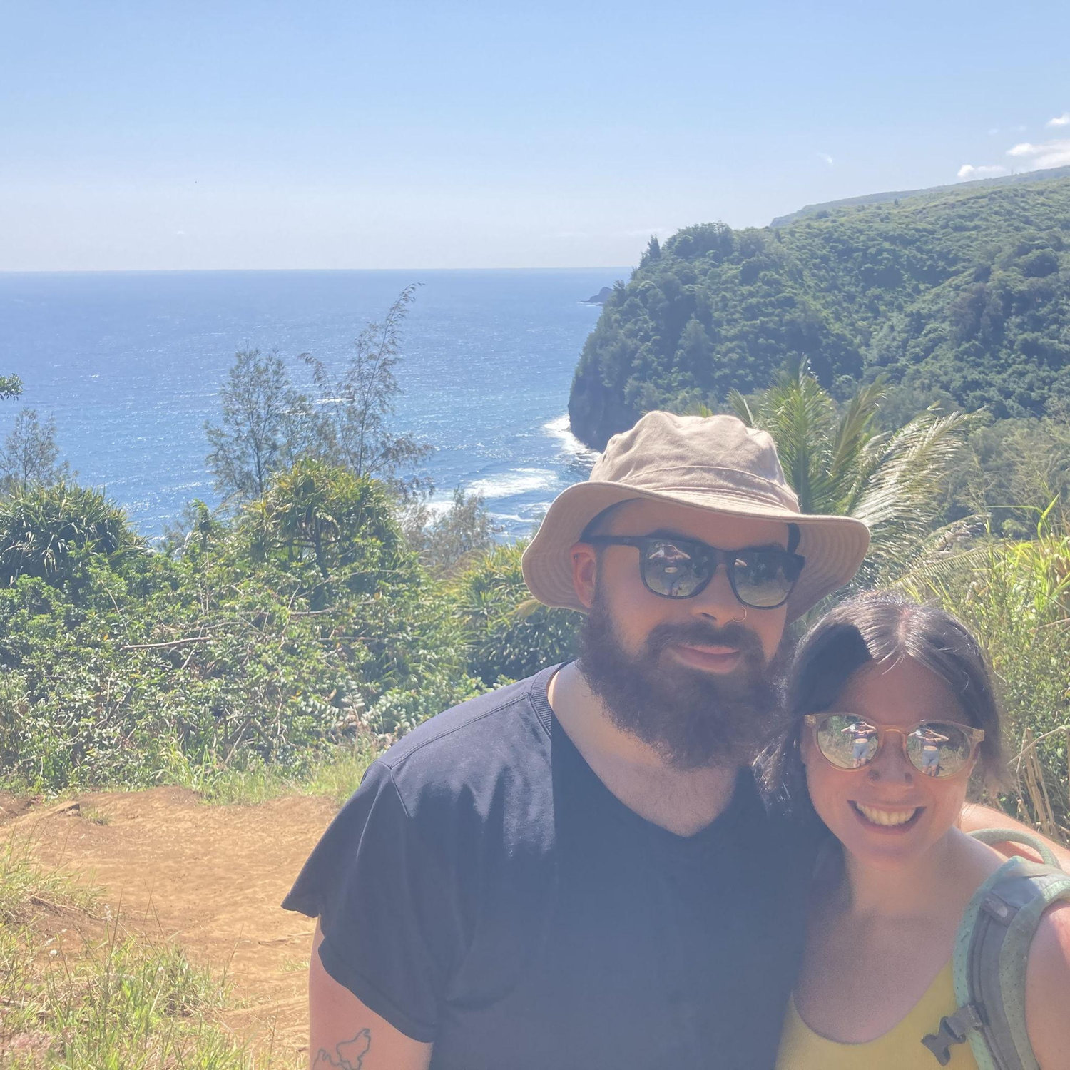 Our first hike...in Hawaii!