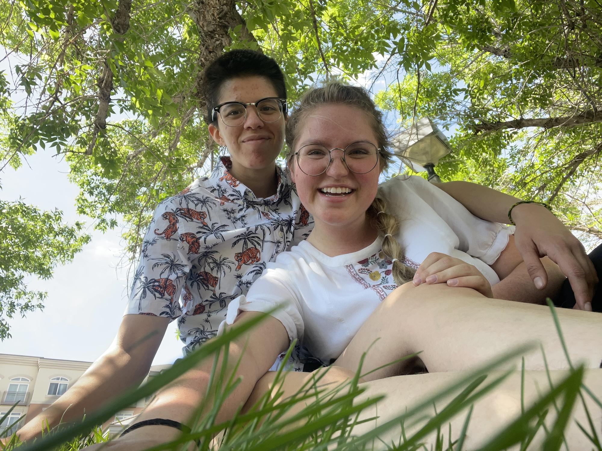 May 2021:
Another photo of JJ and Ashley during their summer loving. This was one of their many, many 'friend' dates. (Gotta love gay denial.)