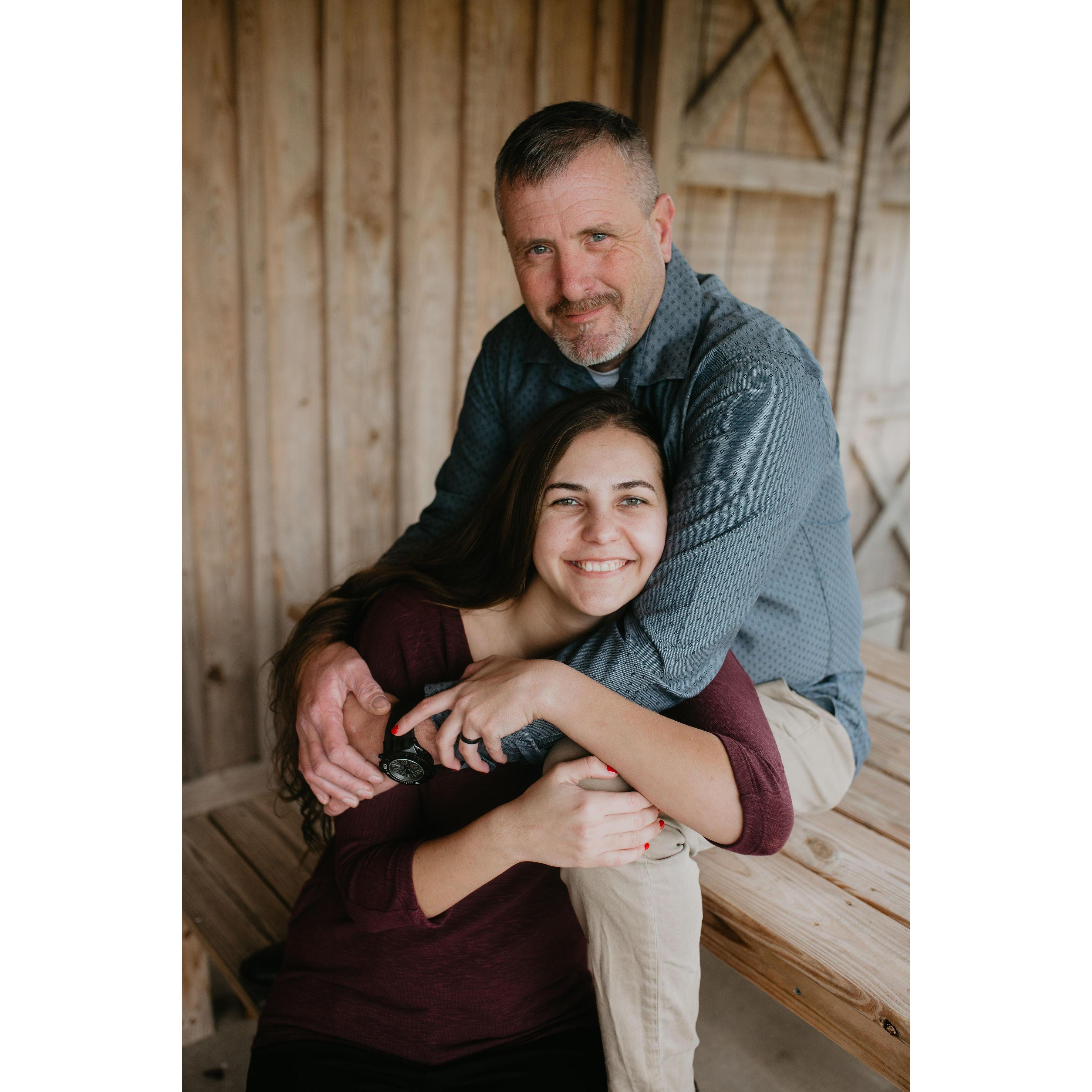 His favorite photo of us
