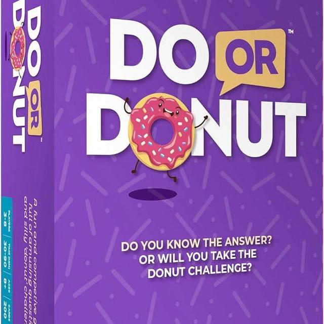 Do or Donut - Fun Family Game Night - Playing Cards for Kids and Adults, Ages 8 and Up, 3-8 Players, 30 min