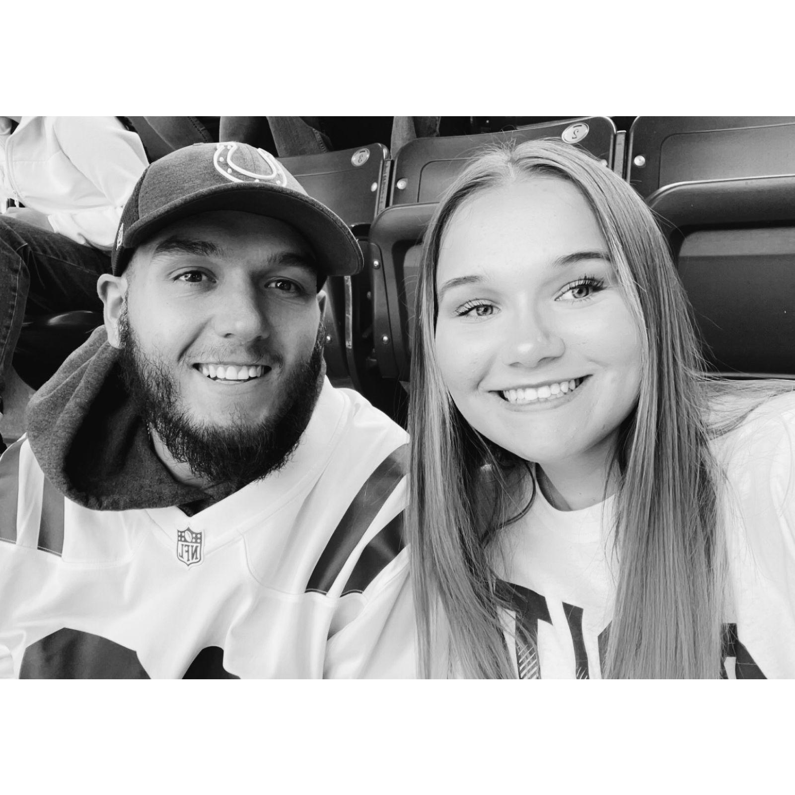 Our first Colts game!