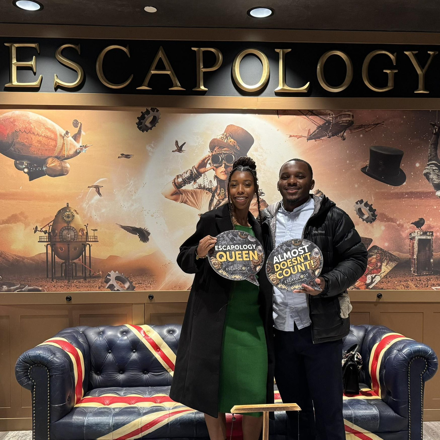 Doing what we love to do ! Escape games !