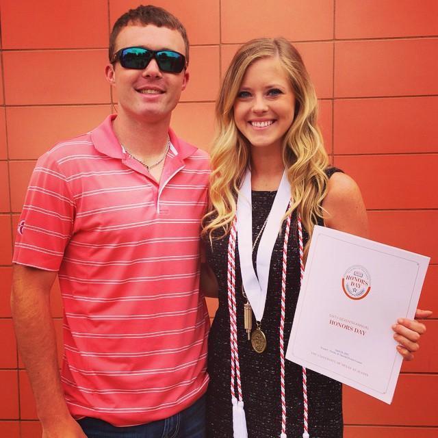 Haley's college awards ceremony