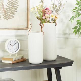 2-Piece Contemporary Cylindrical Vase Set