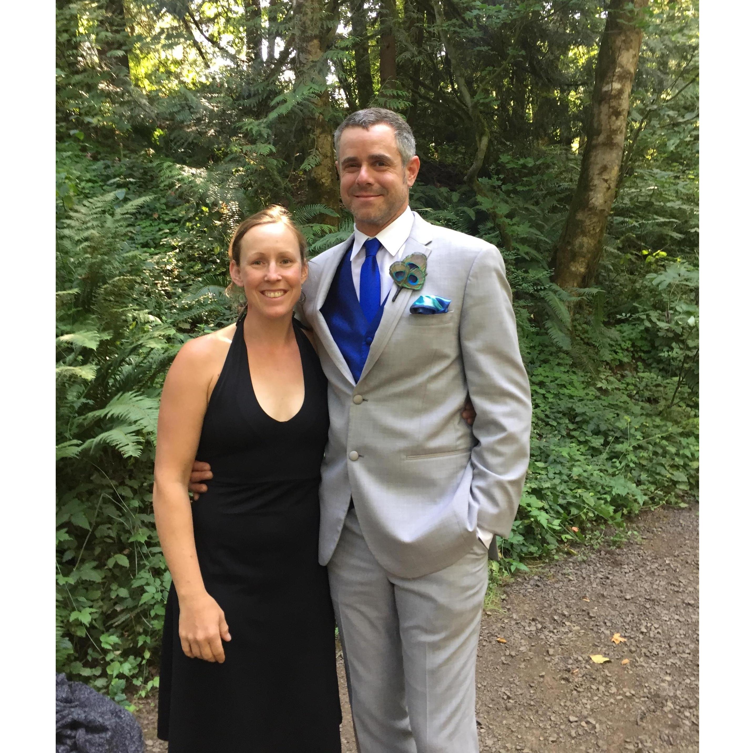 We clean up okay! This is at another wedding in August 2019.