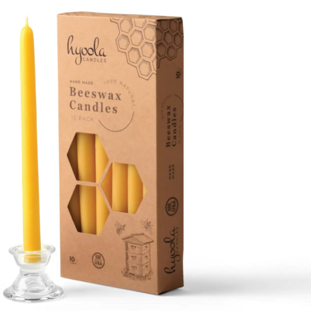 Beeswax Taper Candles