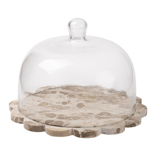 GAURI KOHLI Viola Serving Board with Cloche