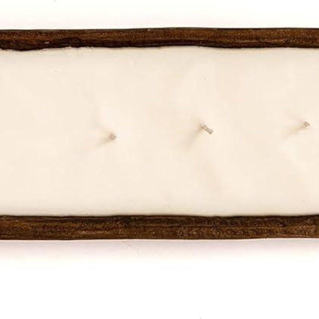Red Barn Candle Company Wood Dough Bowl Candles | 100% Natural Soy Wax & Essential Oil Infused | Odor Eliminating + Pet Safe | Scented Candle Gifts for Men & Women (5-Wick, Teakwood)