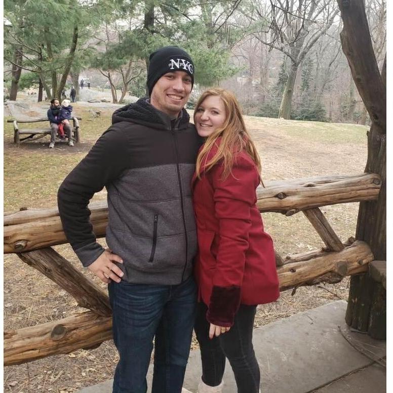 This is right after we got engaged in Central Park!