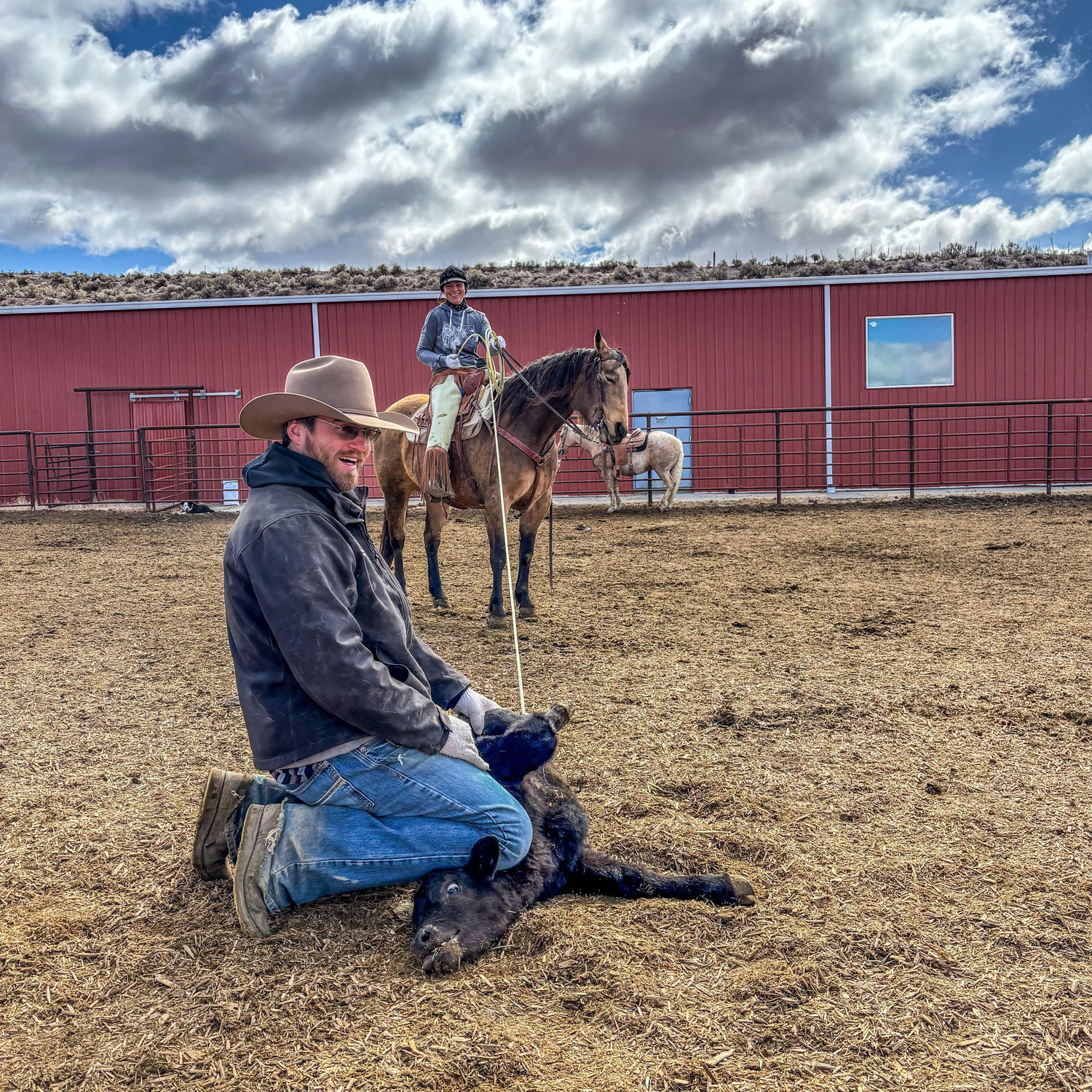 Lots of fun roping and branding this spring 4-4-25
