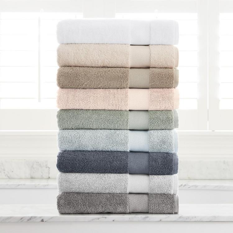 Boll & Branch Plush 6-Piece Organic Cotton Bath Towel Set in White