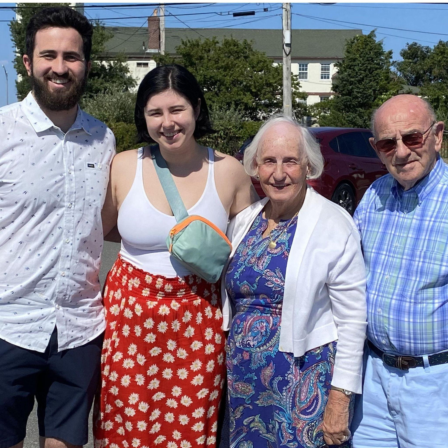 Visiting Massachusetts again and meeting Sarah's paternal grandparents, Betty and John.