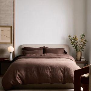 Linen Duvet Cover | Quince in Espresso