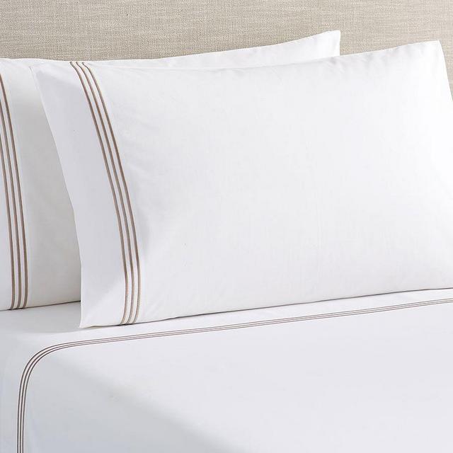 Simply Taupe Grand Organic Percale Extra Pillowcases, Standard, Set of 2