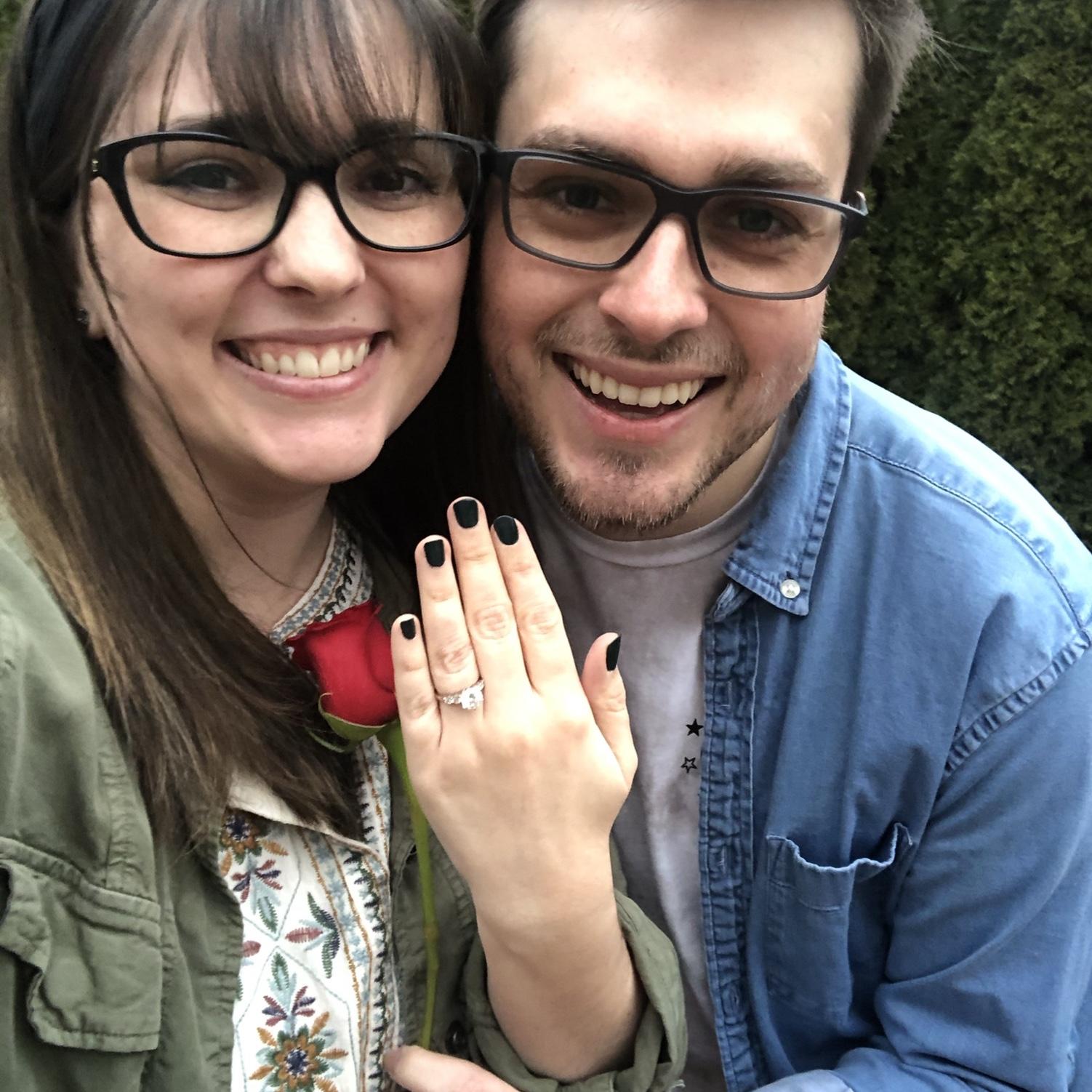 We're engaged!!!!  
December 12, 2020.