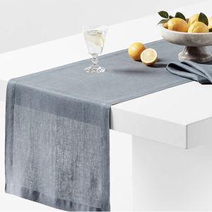Marin 120" Table Runner Slate Blue