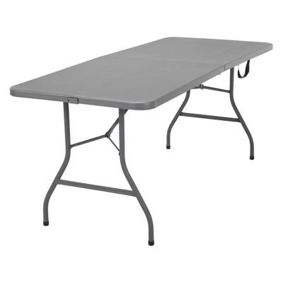 Cosco 6' Signature Series Foldable Table Gray