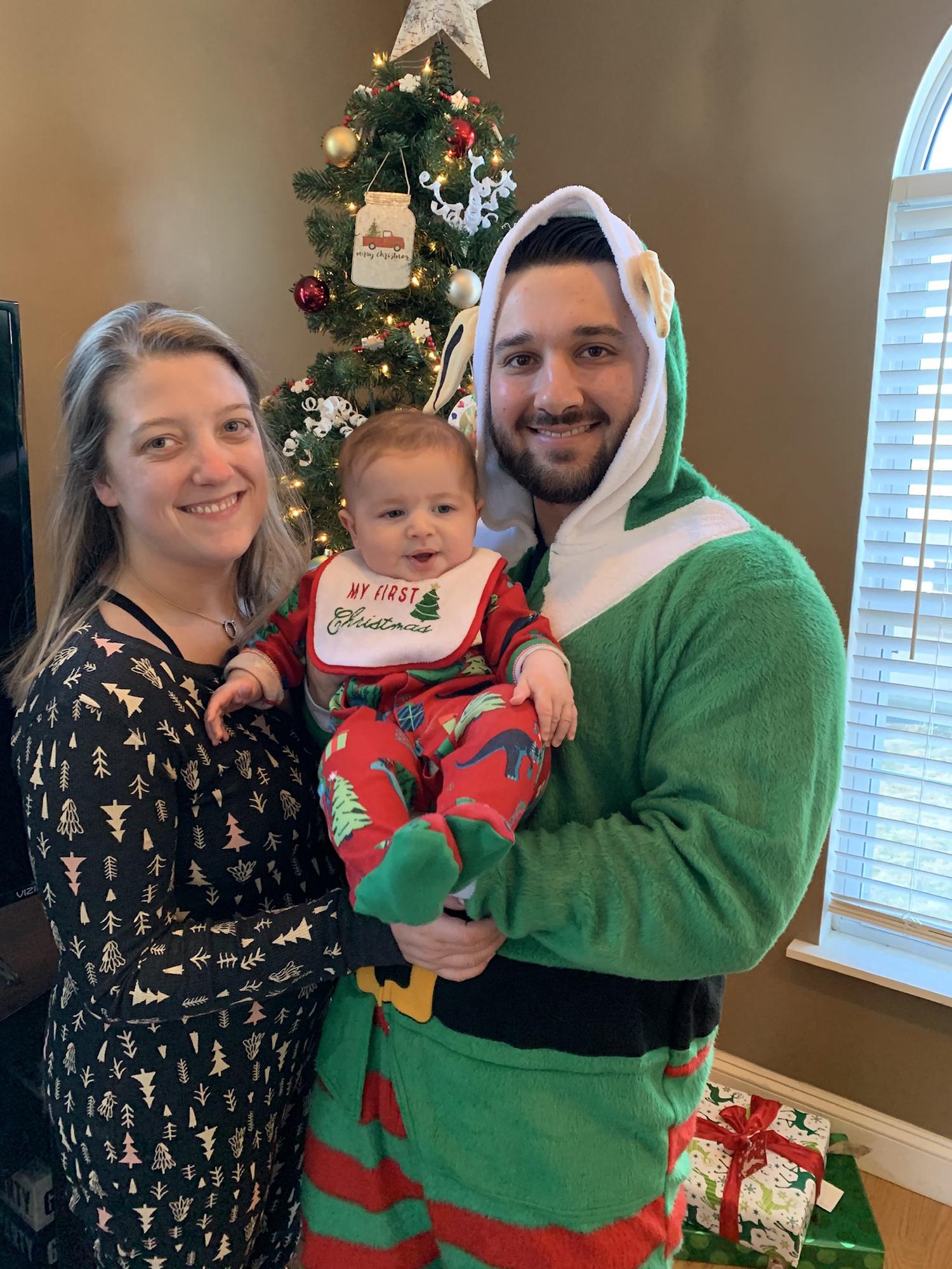 Our first Christmas with our nephew, Max