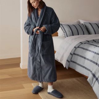 Classic Cotton Plush Bathrobe