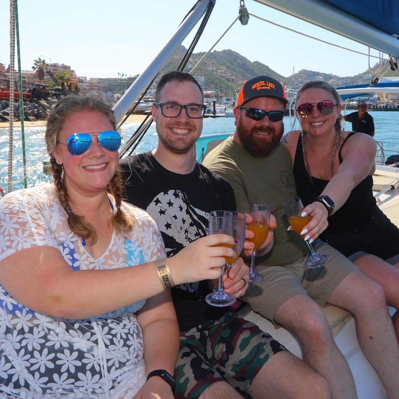 On the luxury sailboat excursion