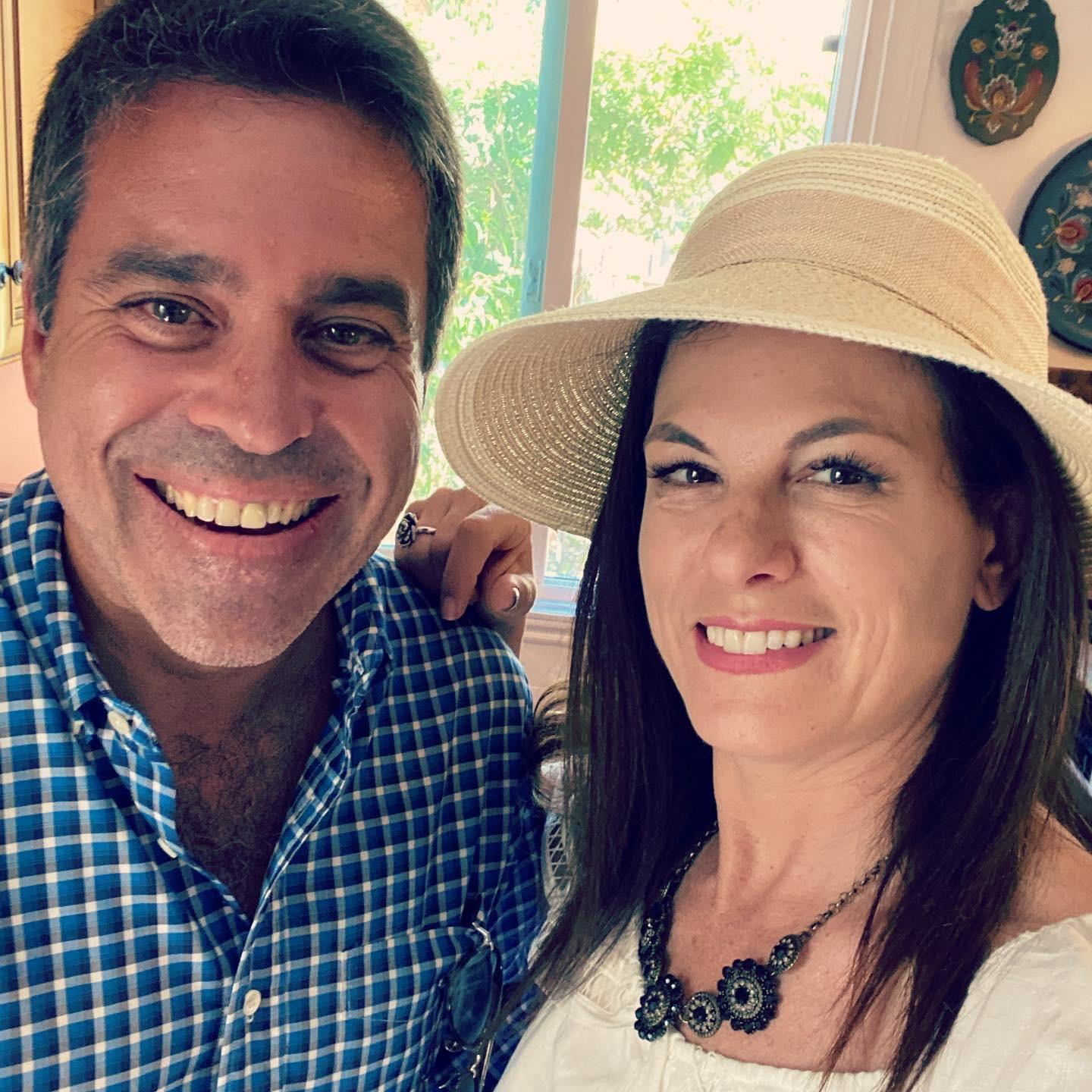 At an outdoor brunch in Glendale in June of 2021.