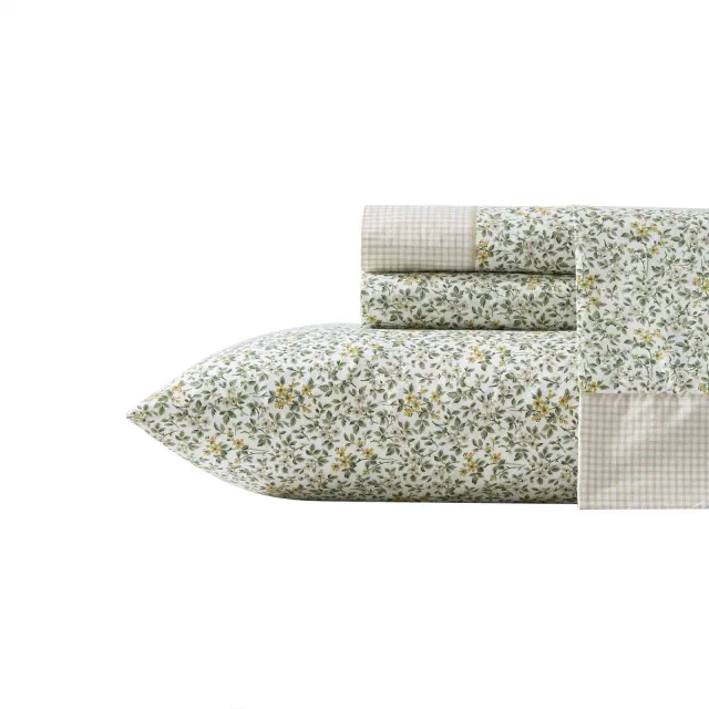 Laura Ashley Full Sheet Set Tierney Green