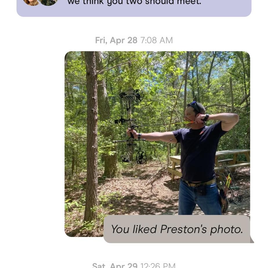 Our first chat!