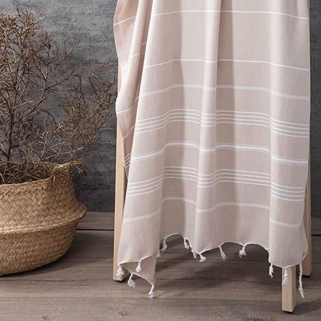 LAODIS Turkish Beach Towels - Beige