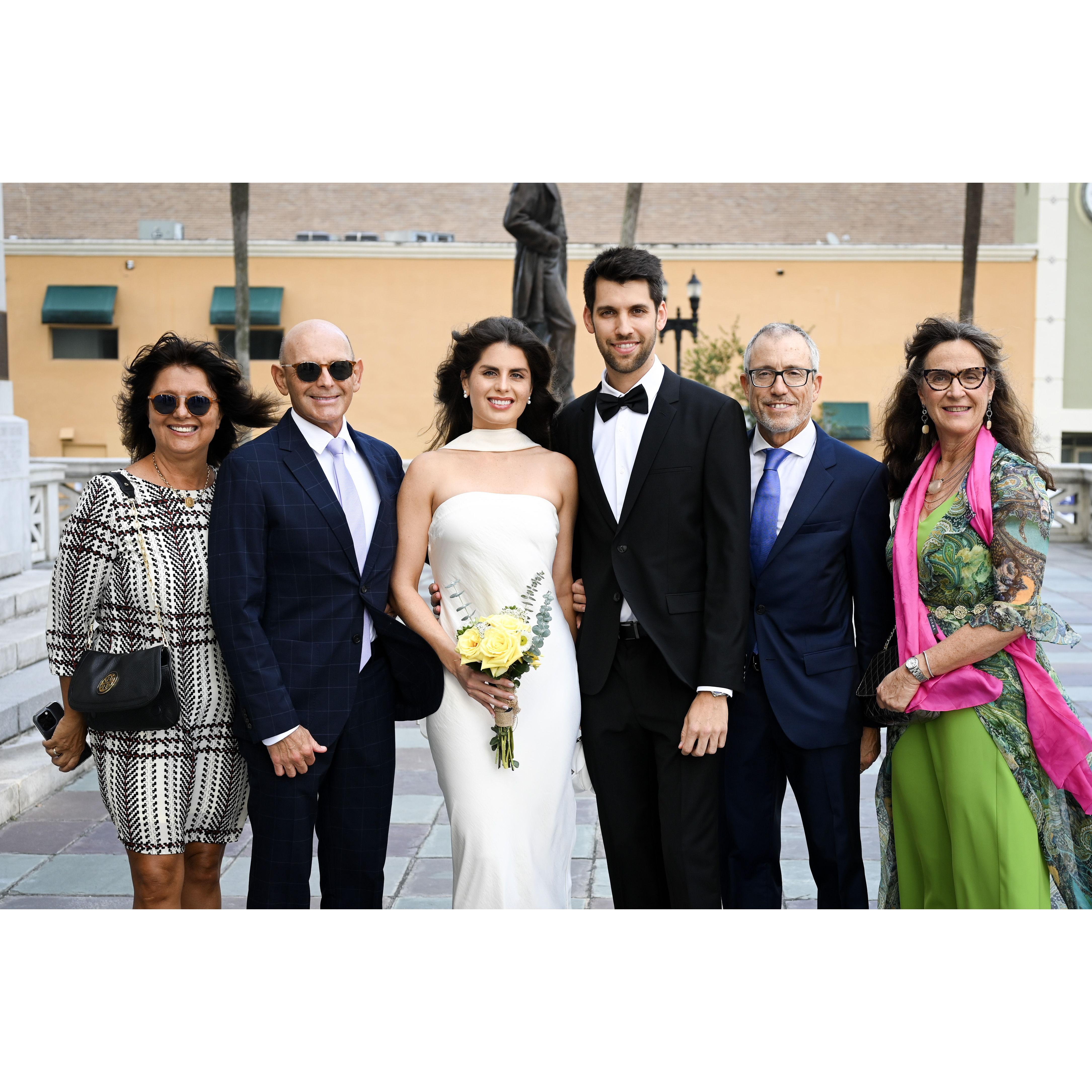 Our civil ceremony in Miami