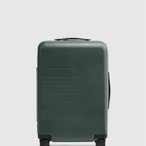 Expandable Carry-On Suitcase - Dark Green