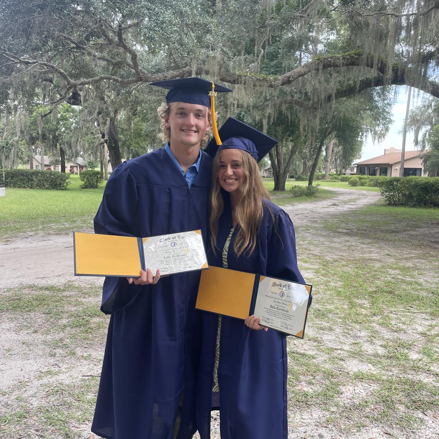 Graduated from our first year at Word of Life!