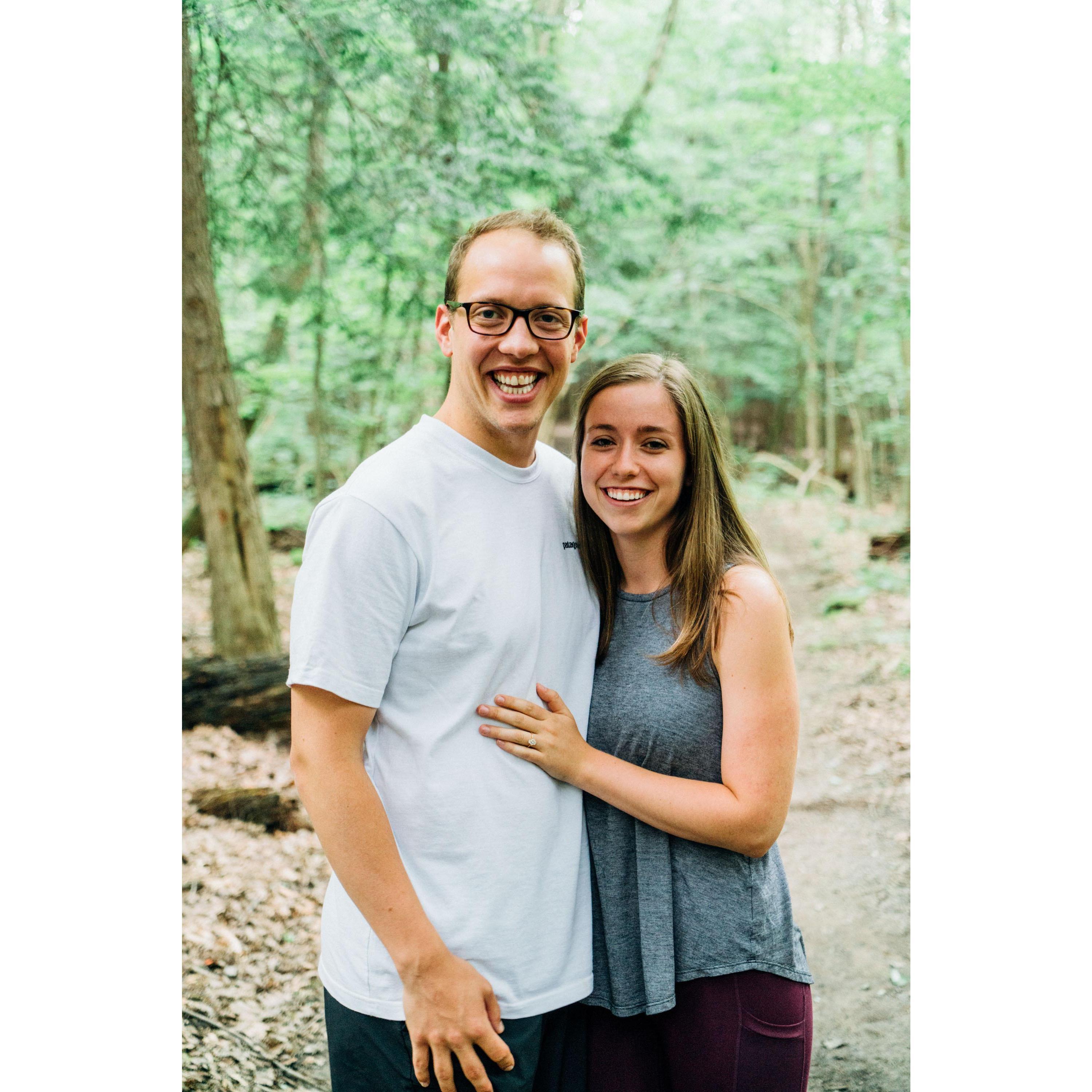 15 minutes after Courtney finally said yes (after having asked Josh "are you serious?" many times).