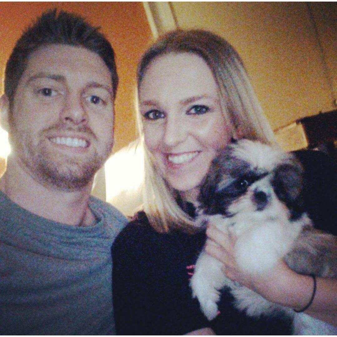 Our first family picture with Lily!