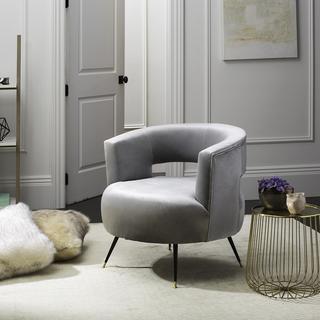 Manet Velvet Retro Mid Century Accent Chair