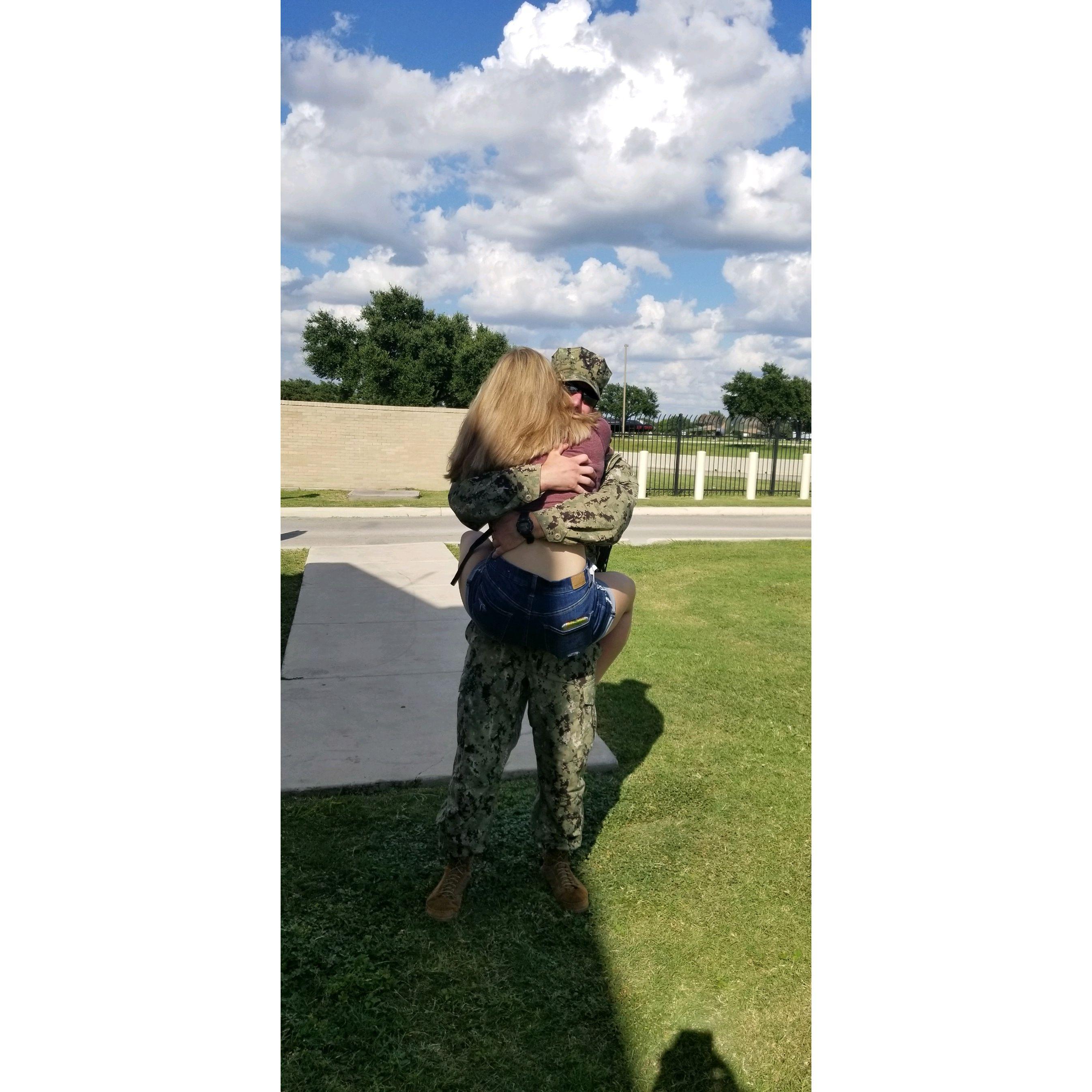 The first time we met each other in San Antonio, TX!