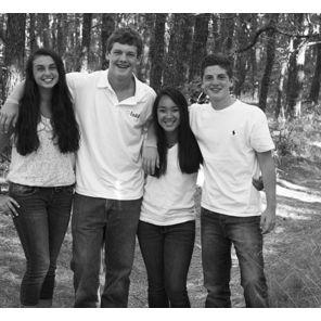 August 2013- Sophia ordered me (Marisa) to bring white shirts for "family photos" during a camping trip