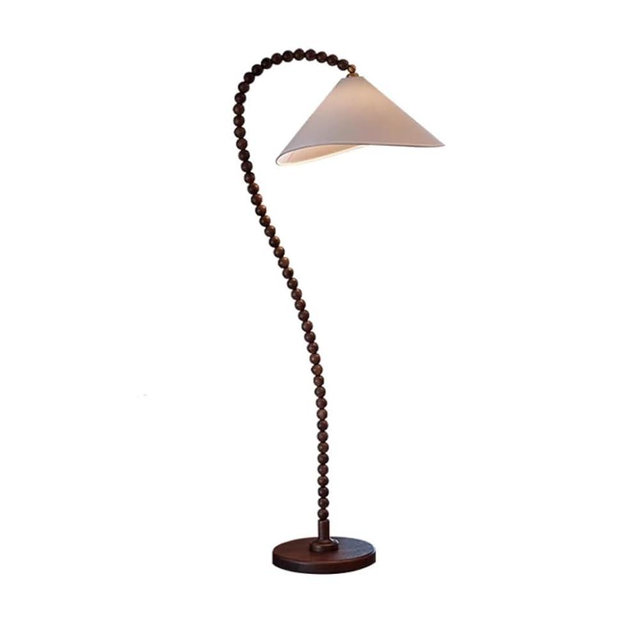 SABALON Floor Lamp Led Lights Retro Living Room Decorative Atmosphere Lamp Floor Lamp Bedroom Study Solid Wood Led Lights for Bedroom Floor Lamps for Living Room