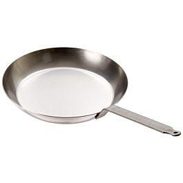 Matfer 062001 Black Steel 8 5/8" Round Heavy Duty Frying Pan