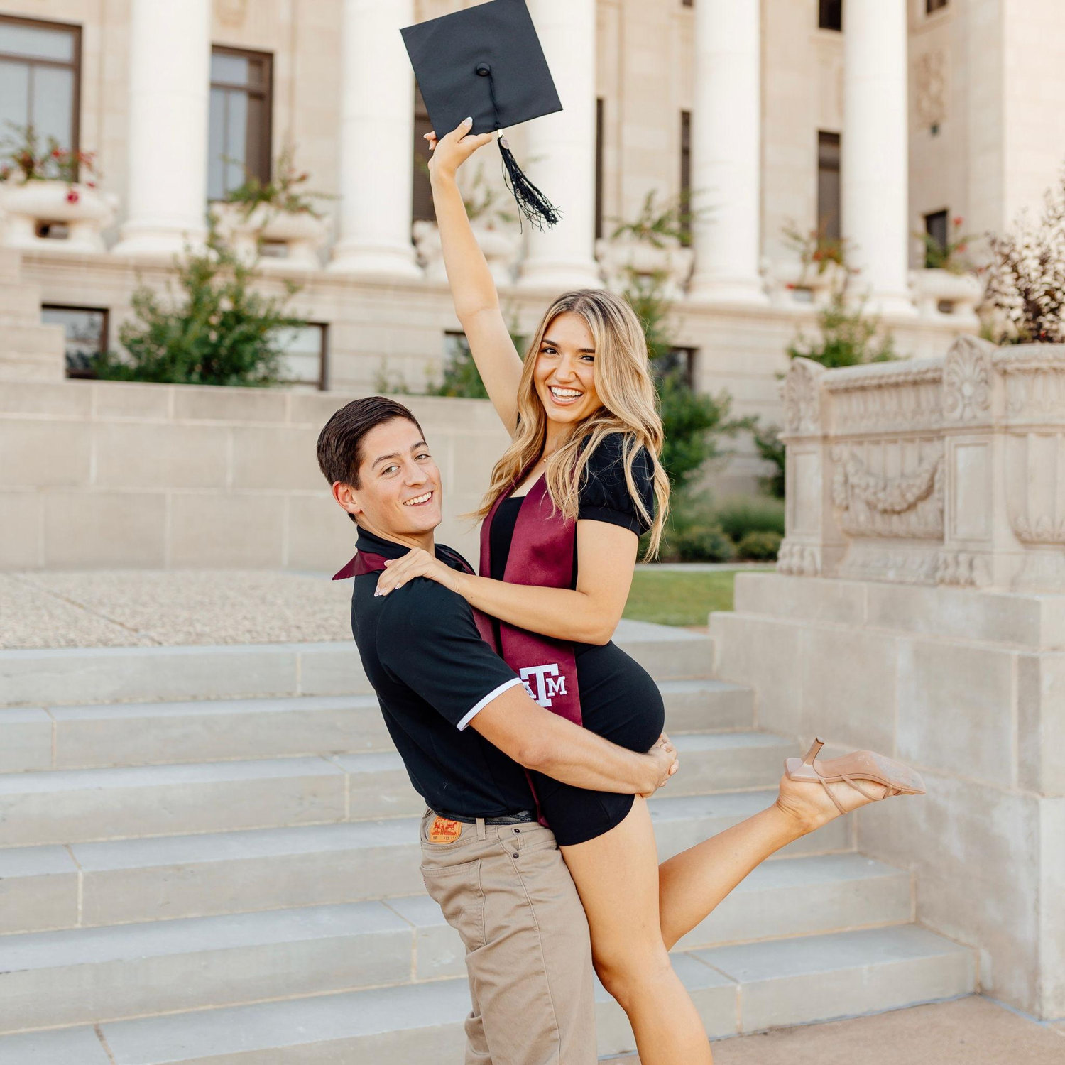 Zoie&Nick graduating college together!