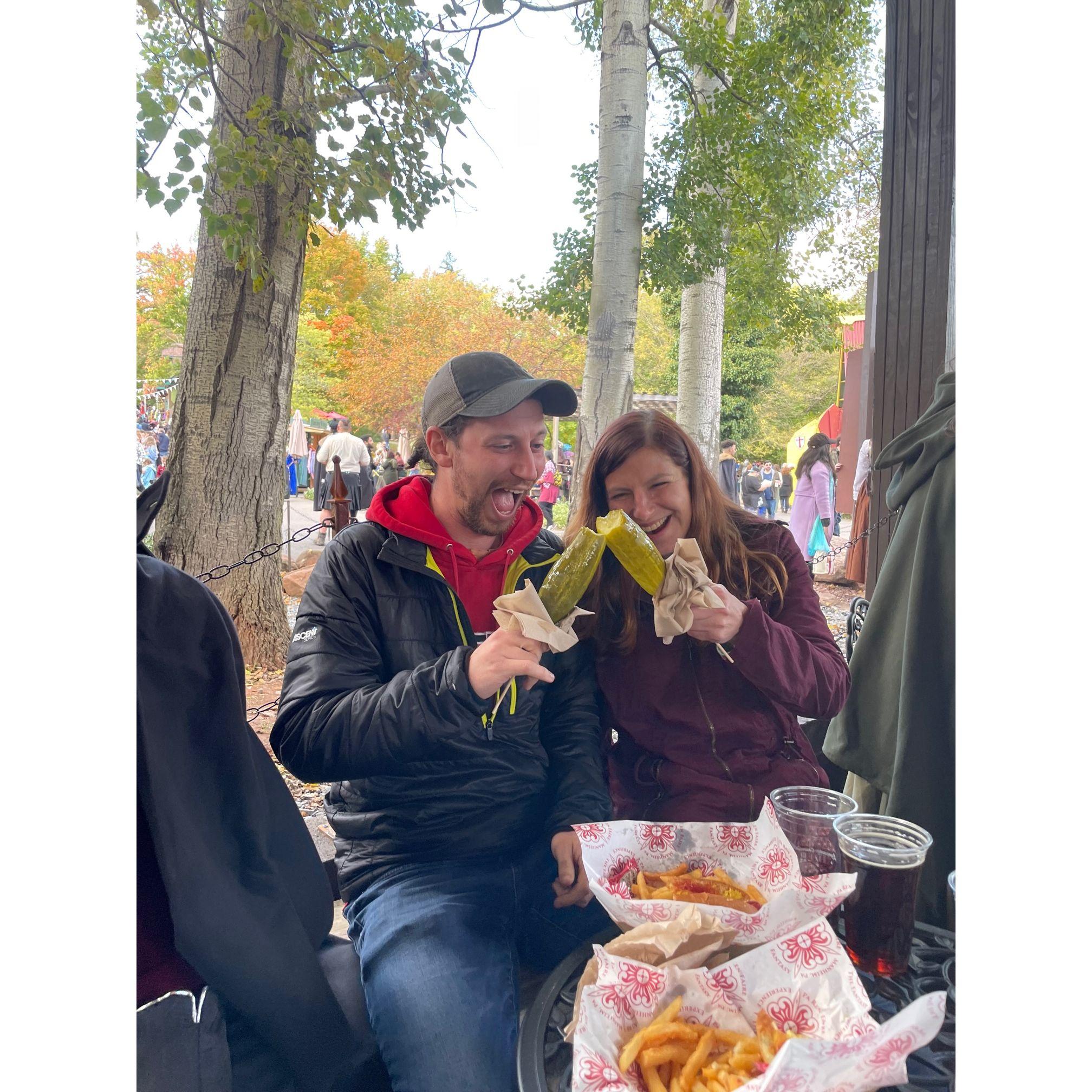 We do not share pickles.