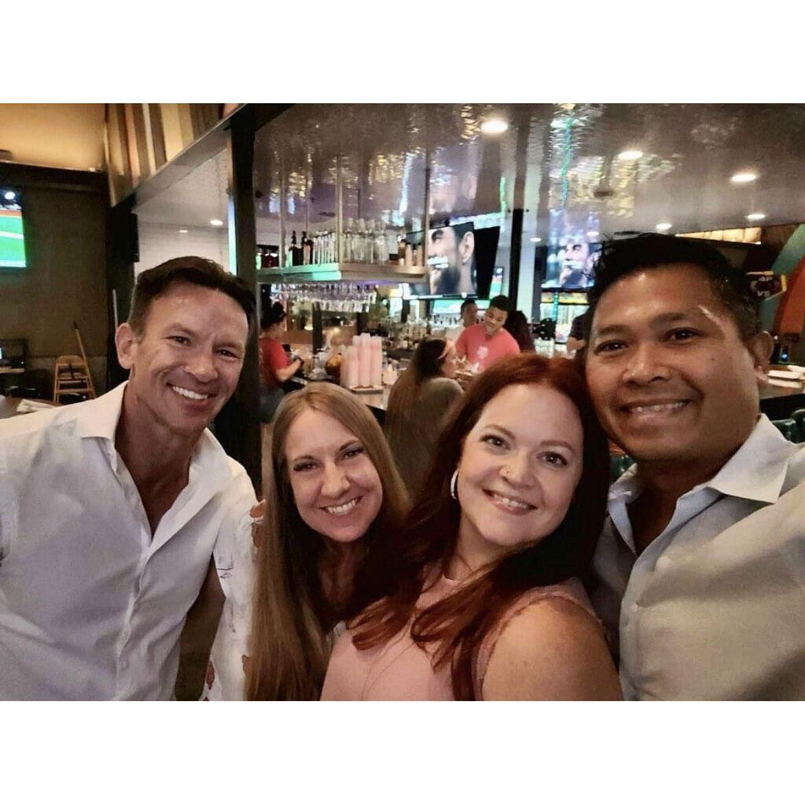 Double date with the friends, Sept 2021