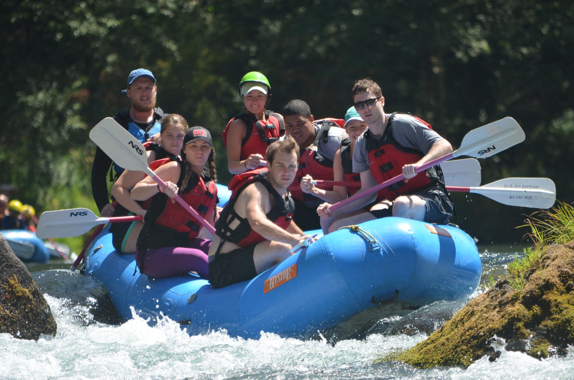 Rafting with friends, Oregon 2019