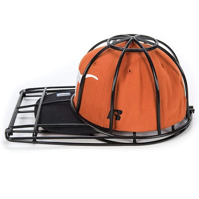 Ballcap Buddy Cap Washer Hat Washer for Baseball Caps - The Original Patented Baseball Cap Cleaner Rack for Dishwasher or Washing Machine Frame for Youth and Adult Sized Caps - Made in USA- Black