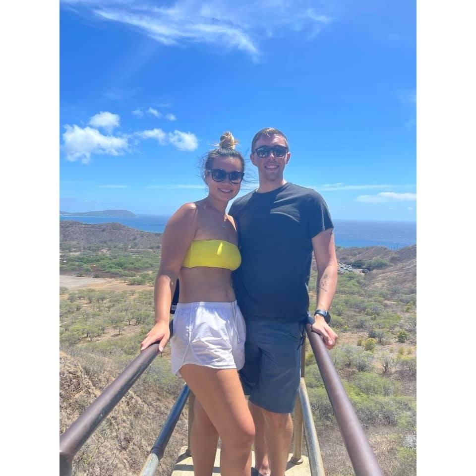 after we hiked diamond head!