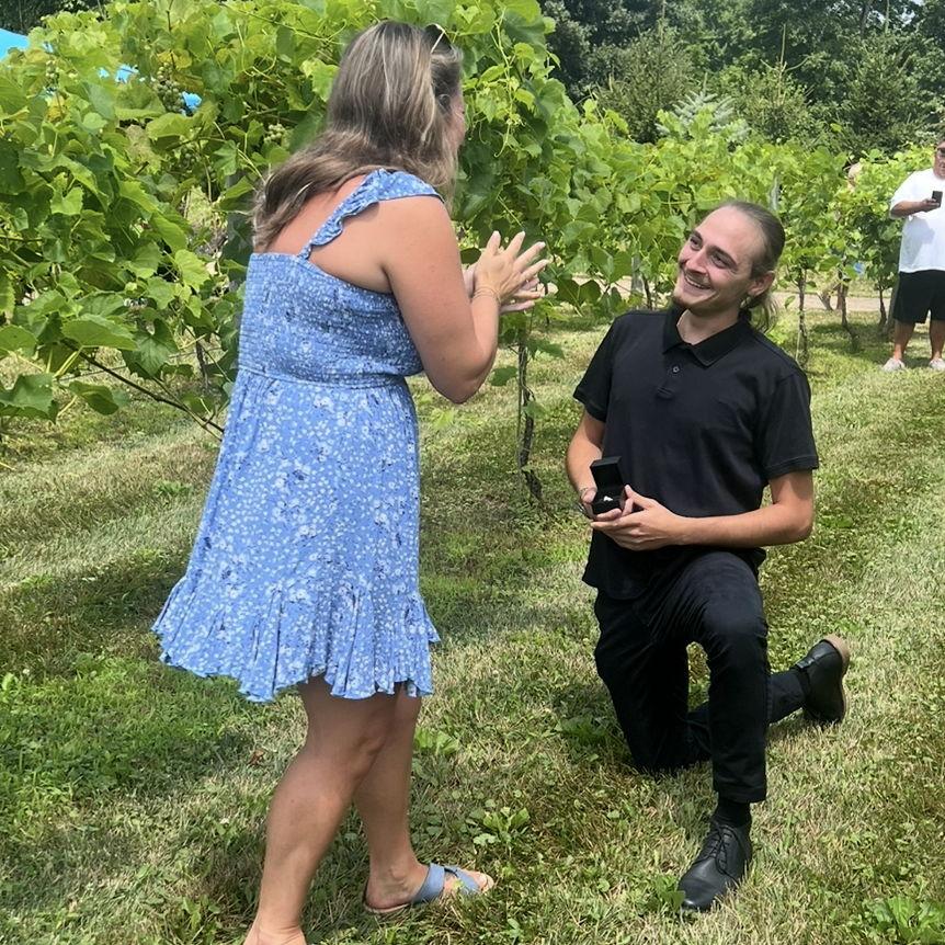 The day we got engaged!!!!