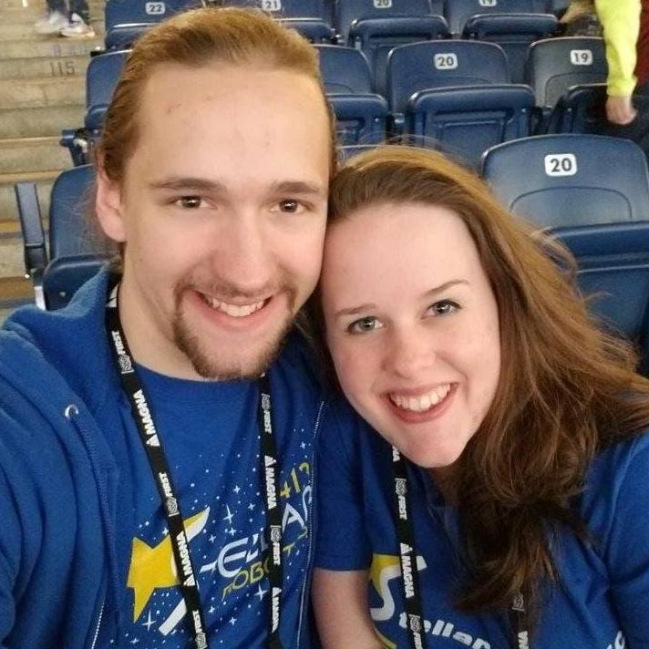 At World's in 2019, six days after we got engaged