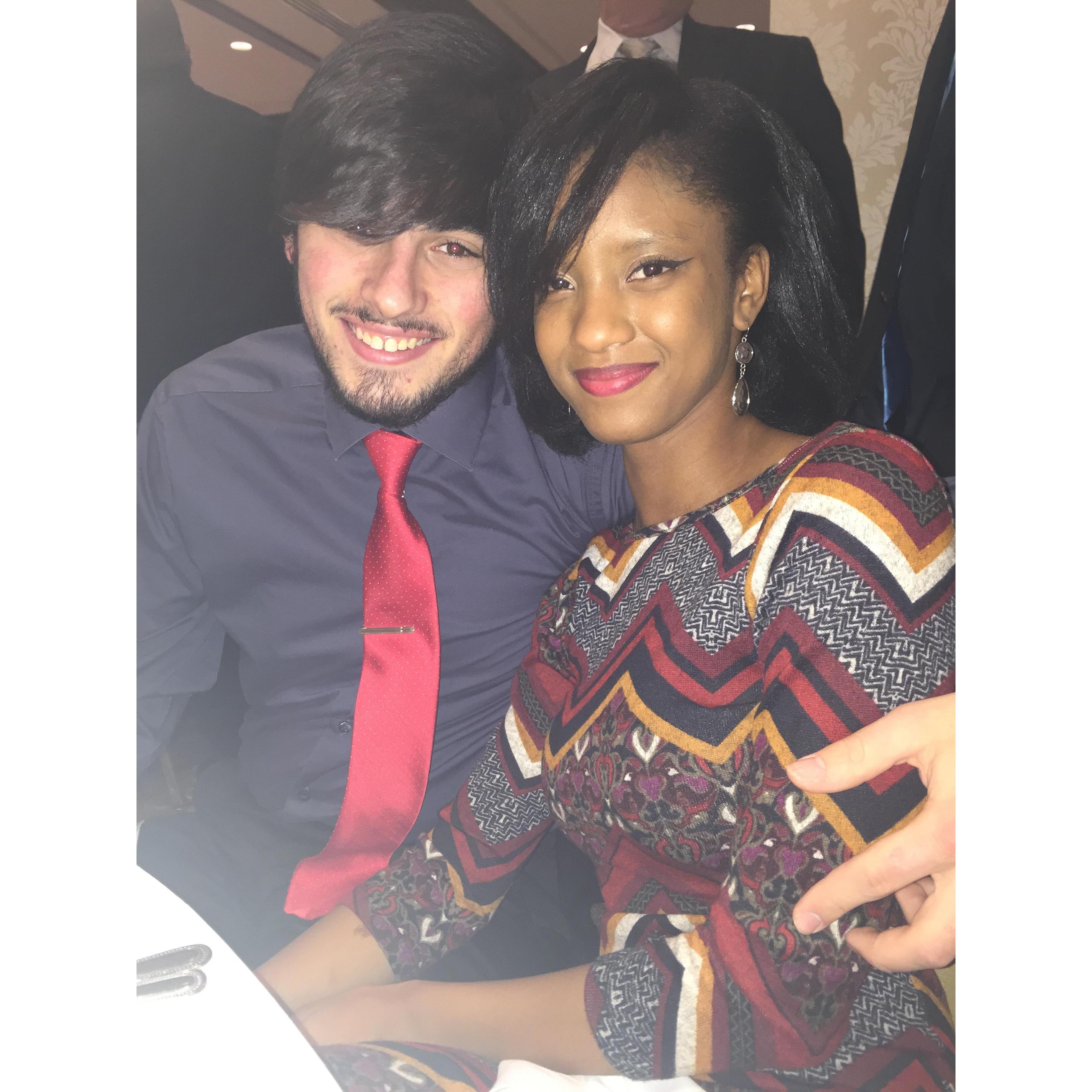 Our first couple outing after getting back together!