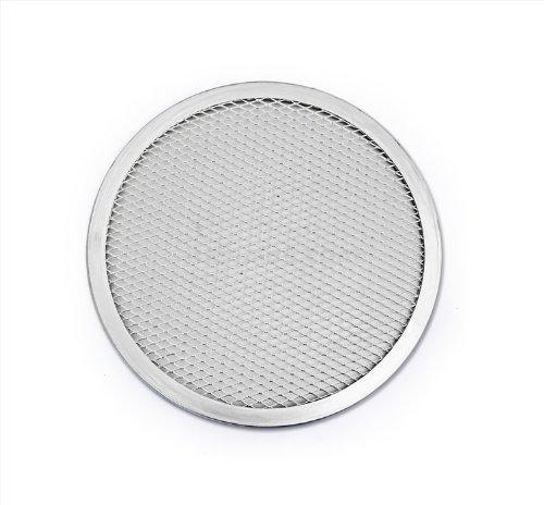 New Star Foodservice 50691 Restaurant-Grade Aluminum Pizza Baking Screen, Seamless, 16-Inch