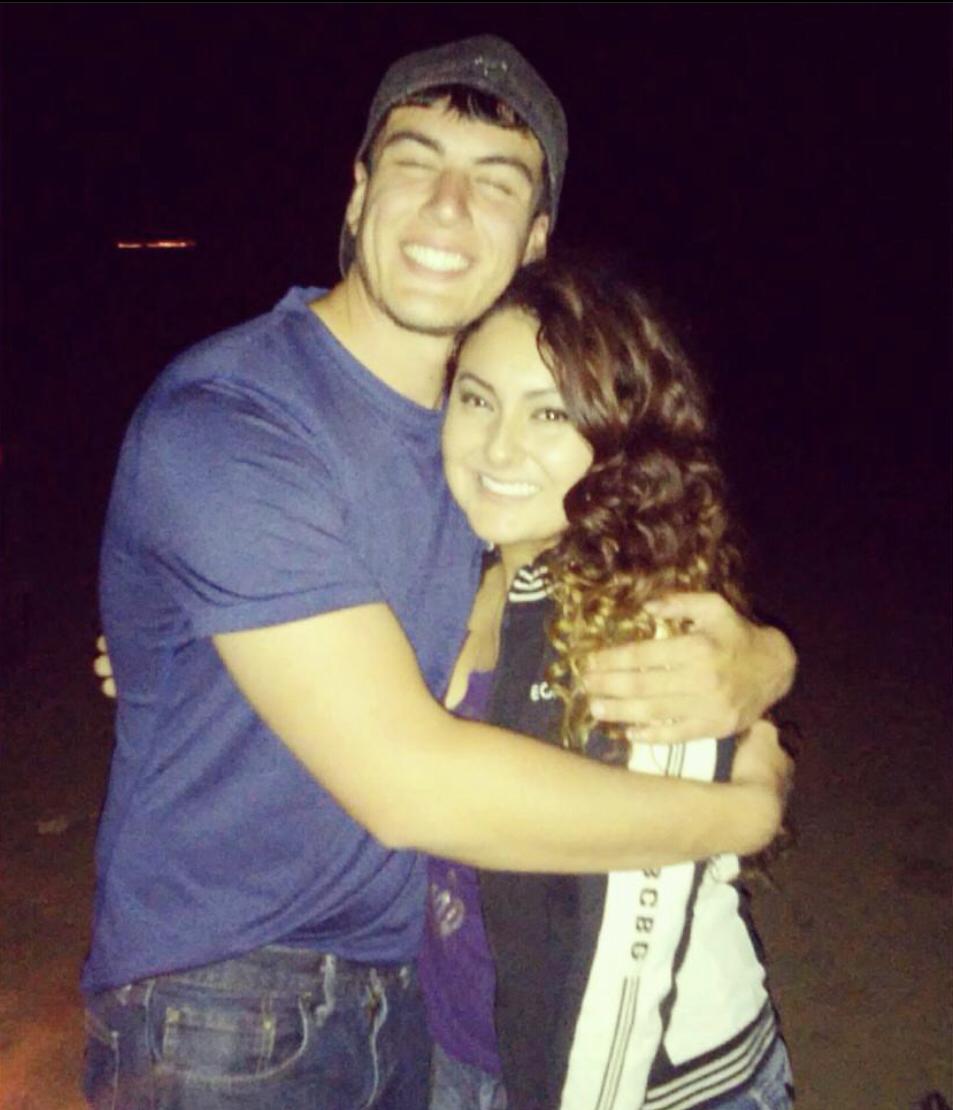 Summer of '15 ❤️ We took our first picture together during a bonfire at the lake with friends.