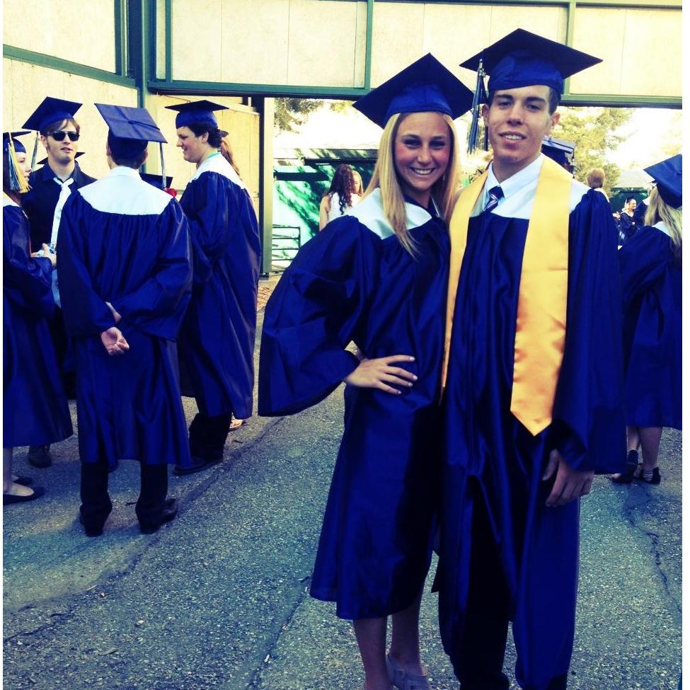 Connor and Tay at senior graduation!